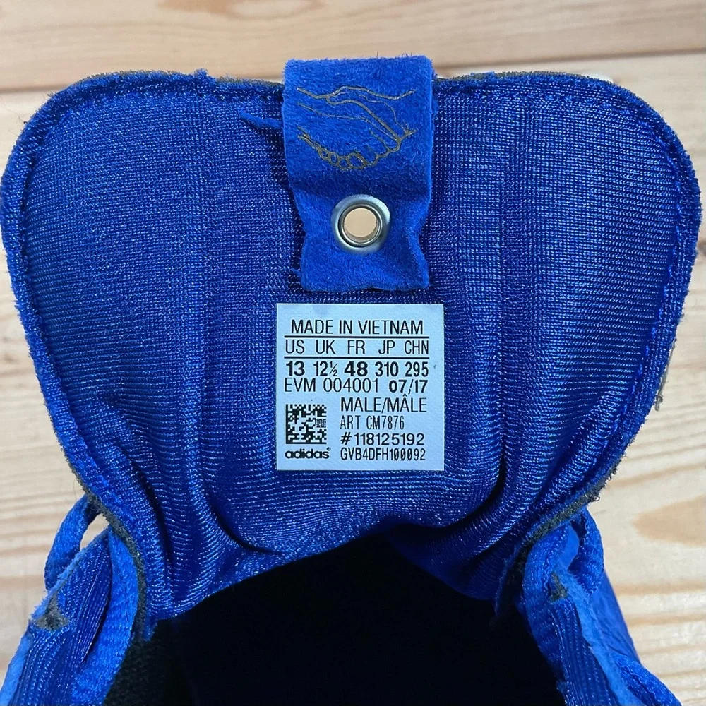Adidas Consortium x Footpatrol x Juice Handball Top SE Shoes Mens 13 Blue CM7876